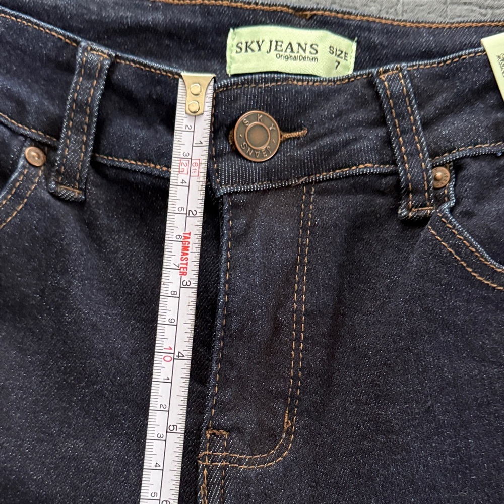Sky Jeans Bootcut Dark Wash Women’s Stretch Denim Jeans Size 7 NWT - Picture 5 of 11